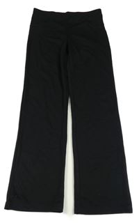 Čierne teplákové nohavice Tu