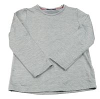 Sivé melírované športové tričko Lupilu