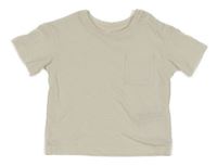 Svetlobéžové tričko s vreckom M&S