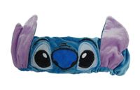 Modrá sametová čelenka - Stitch