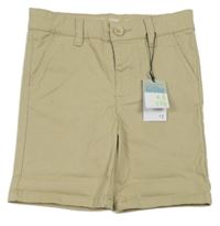 Nové - Pískové plátěné chino kraťasy Denim Co.