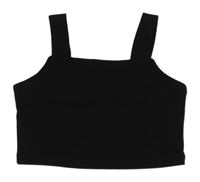 Čierny crop top Shein