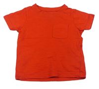 Červené tričko s vreckom M&S