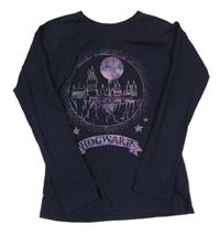Tmavomodré pyžamové triko - Harry Potter 