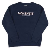Tmavomodrá mikina s logom MCKENZIE