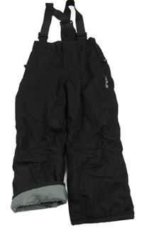 Černé šusťákové oteplovačky s kšandami Dare 2B