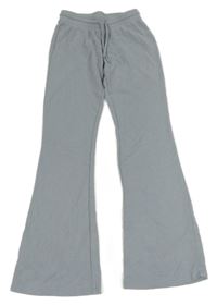 Světlemodré široké tepláky H&M