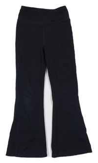 Černé sportovní flare legíny Primark