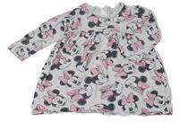 Sivé vzorované šaty s Minnie George