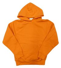 Oranžová mikina s kapucňou