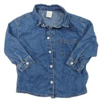 Modrá lehká riflová košile H&M