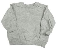 Sivá melírovaná mikina zn. H&M