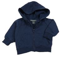 Tmavomodrá prepínaci mikina s kapucňou Primark