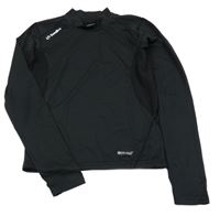 Černé funkční crop triko Sondico