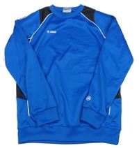 Modro-čierna thermo mikina s logom Jako