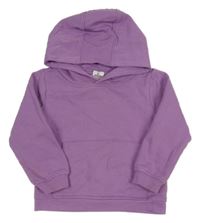 Fialová mikina s kapucňou Hema