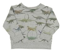 Svetlosivá mikina s diny Next