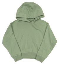 Zelená crop mikina s kapucňou F&F