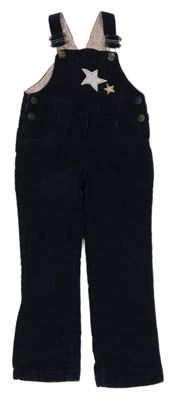 Tmavomodré na traké manšestráky s hviezdami Pocopiano