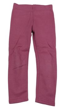 Fialové zateplené legíny Pocopiano