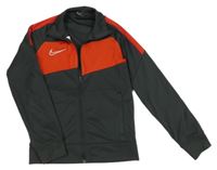 Antracitovo-červená prepínaci športová mikina Nike