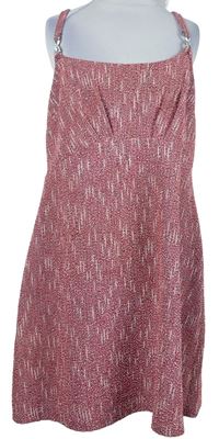 Dámské červené melírované šaty River Island 