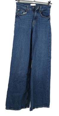 Dámské modré palazzo rifle H&M