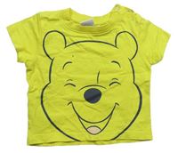 Žlté tričko s Pooh Disney