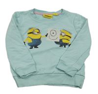 Svetlomodrá mikina s Mimoni