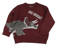 Mahagónovoý sveter s dinem Nutmeg