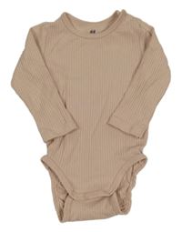 Světlerůžové žebrované body H&M