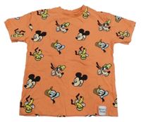 Oranžové tričko s Mickey Mousem a přátely Disney