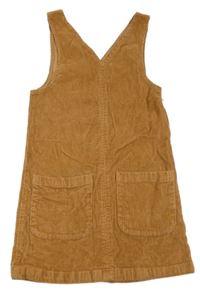 Hnedé menšestrové šaty George