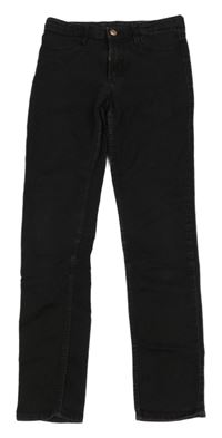 Čierne skinny fit rifle H&M
