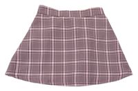 Čierno-ružová kockovaná sukňa Primark