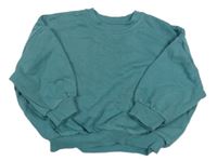 Zelená oversize mikina s nápisom George