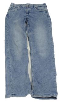 Světlemodré teplákové straight fit rifle C&A