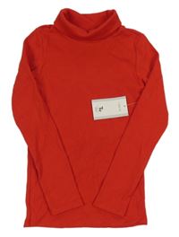 Nový - červený žebrovaný rolák Tu 