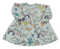 Šedé teplákové šaty s obrázky Next