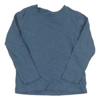 Modrošedé tričko H&M