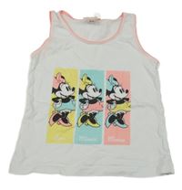 Biela košieľka  s Minnie Disney