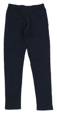 Tmavomodré silnější legíny Alive