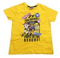 Žlté tričko s Paw Patrol zn. Nickelodeon