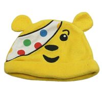 Žlutá fleecová čepice - Pudsey George