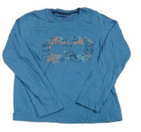 Modré tričko s potlačou Pepperts!