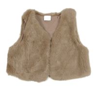 Staroružová kožušinová podšitá vesta Next