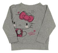 Sivá mikina s Hello Kitty Sanrio