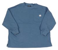 Modrá mikina s vreckom Next