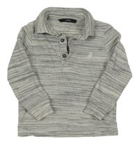 Šedé melírované polo triko George 