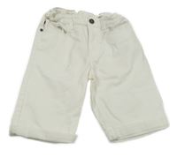 Biele rifľové kraťasy H&M